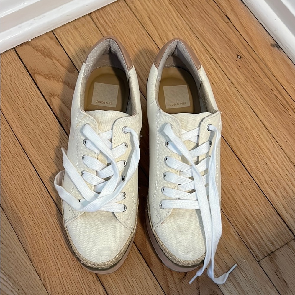 Dolce Vita White Sneakers